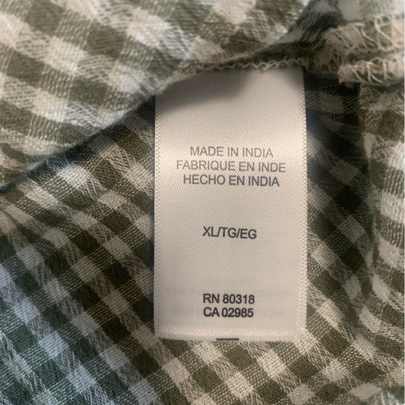 Lucky Brand Gingham Short Sleeve Button Down Shirt - Picture 10 of 11